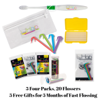 Harp Orthodontic Flosser- THE ULTIMATE PACK 5 MONTHS 5 GIFTS!